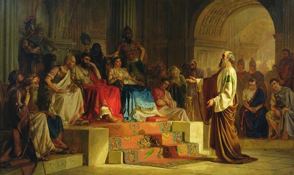 Trial of the Apostle Paul by Nikolai Bodarevski