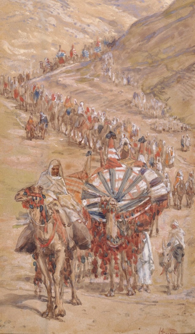 The Caravan of Abraham by James Tissot (circa 1896–1902)